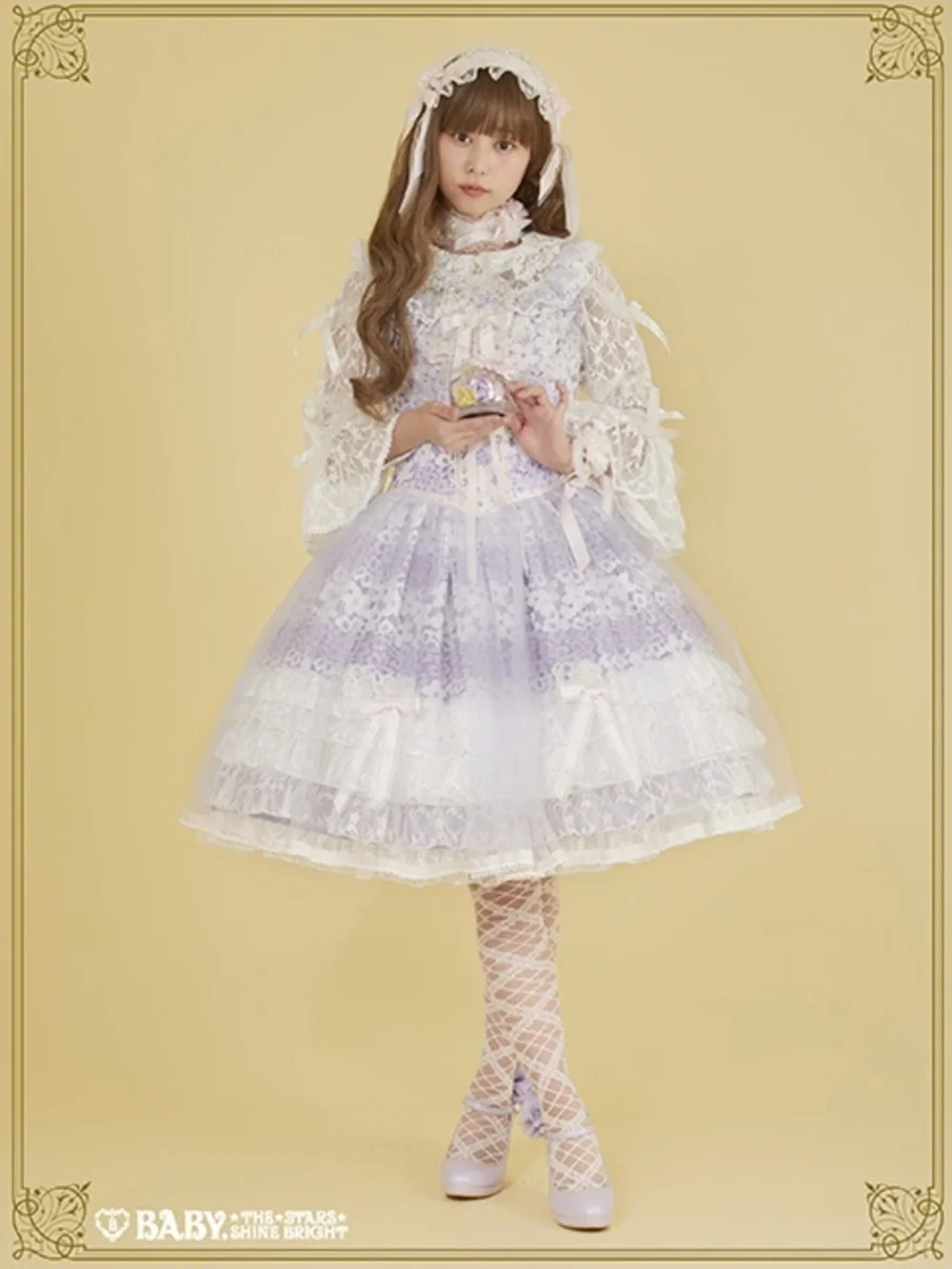 BABY THE STARS SHINE BRIGHT Fairy Floral Canon JSK Lavender Lolita Dress
